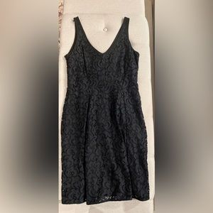 NWOT Loft Lace Navy/Black Dress